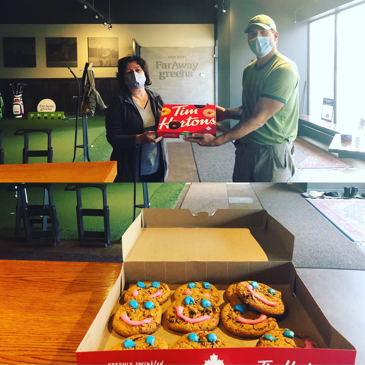 Well this sure brings a smile to our face! Big thank you to Gayle from <a href="/Food4KidsHalton/">Food4KidsHalton</a> for these smile cookies. DYK that all the proceeds from <a href="/timhortons/">Tim Hortons</a> #smilecookie sold in #Milton #Hornby and #Oakville supports Food4Kids 🥰🥰. Start buying and eating...for a good cause 😉