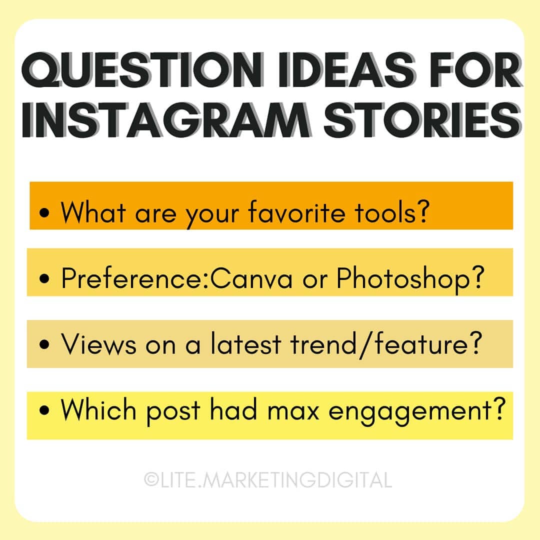 Lite_Digital's tweet photo. #polls and #question ideas for #instagram and #Twitter 

#SocialMedia #instagrammarketing #socialmediamarketing #instadaily #MARK #MarketingDigital #DigitalMarketing #onlineshopping #Facebook #StartUp #Paytm #internet #content #contentmarketing #designer #graphicdesign #business https://t.co/ZvcysLkzKU