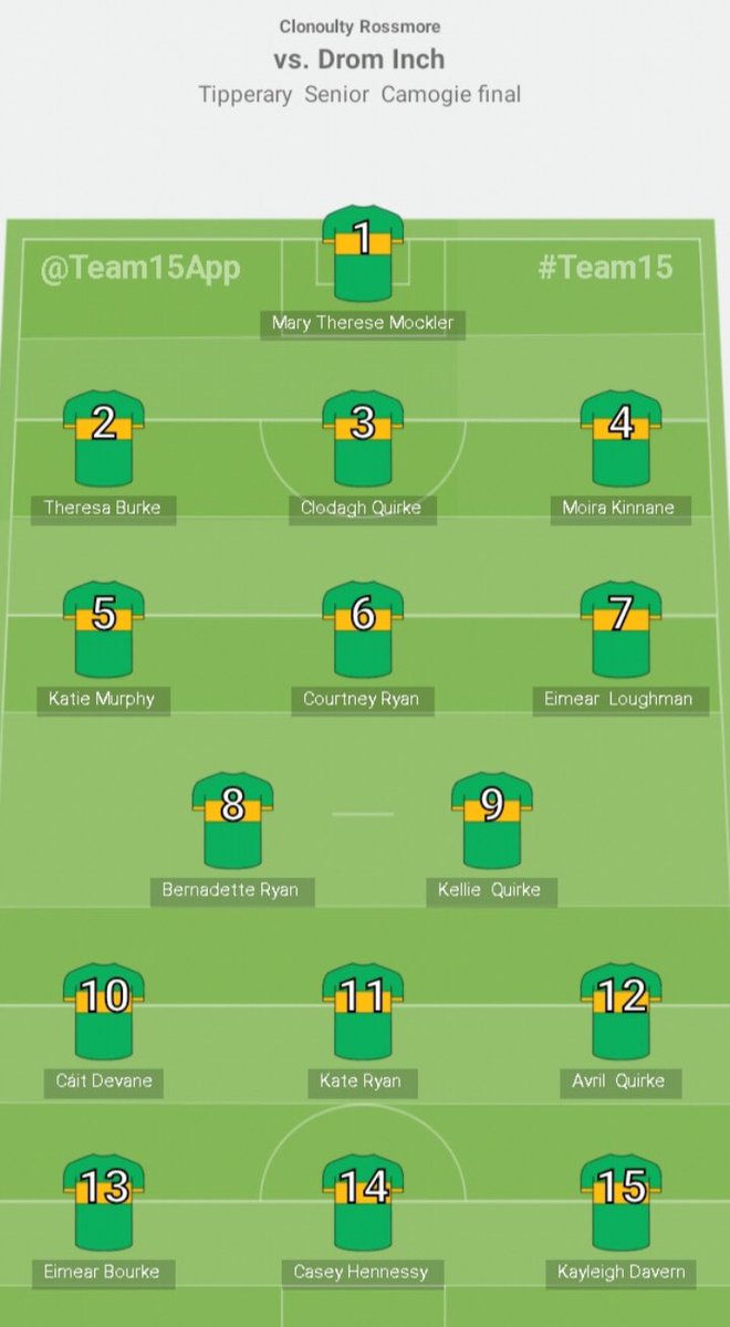 Tipperary Camogie tweet media