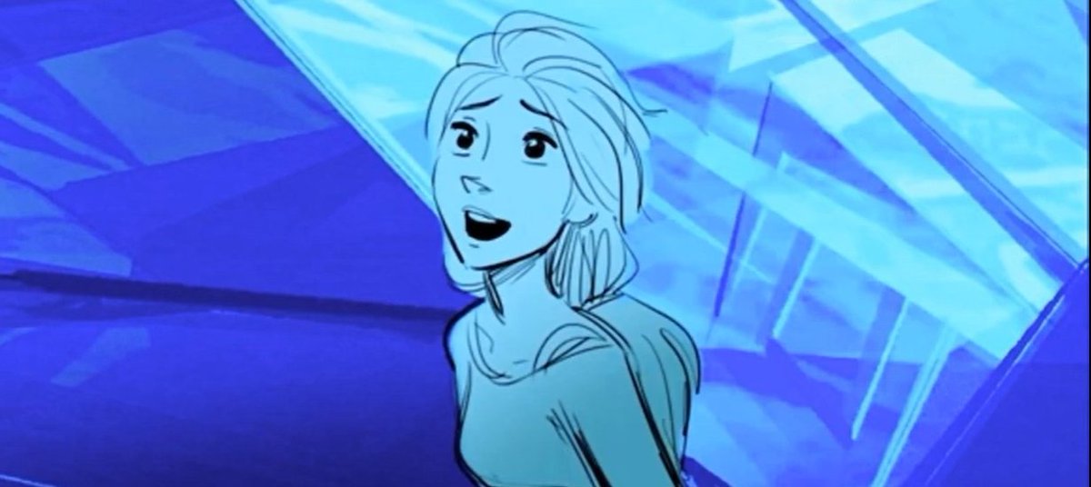 day 44: the way Disney draw Elsa 