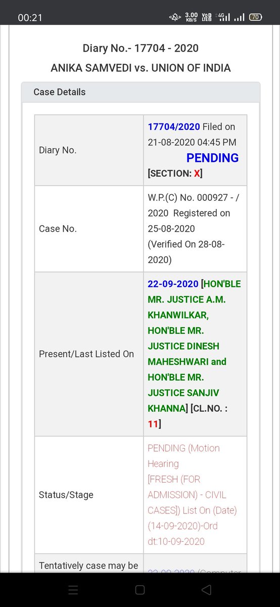 #CBSECompartmentExam2020 hearing date and bench mil Gai Hai
@ShaktiP26117320 @WeWantJ28752772 @Rishabh81891074 @Shivam65350332 @nidhiindiatv @VTankha @advocate_tanvi  #cancelcompartment #cancelcompartmentexam2020 #cancelcompartment2020