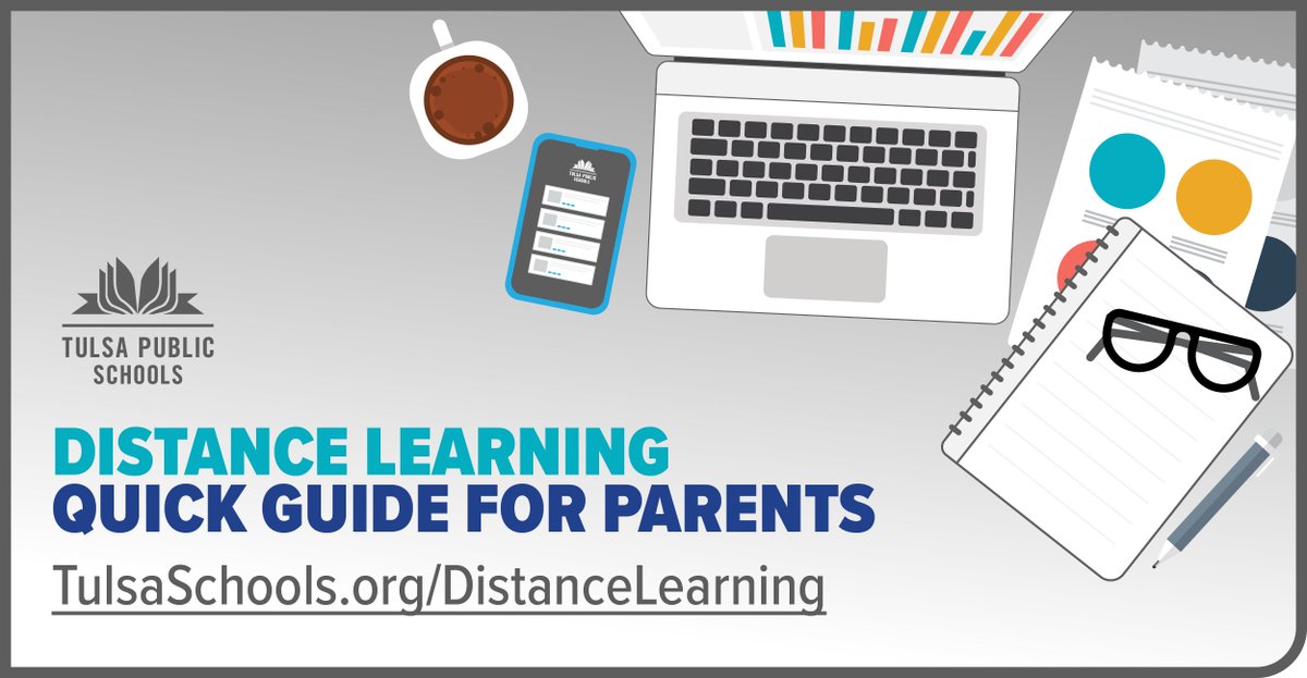 TulsaSchools's tweet photo. We want to help you support your child in distance learning! Check out our Distance Learning Quick Guide at https://t.co/HxdcBRsxcP. https://t.co/87k57QQZhw