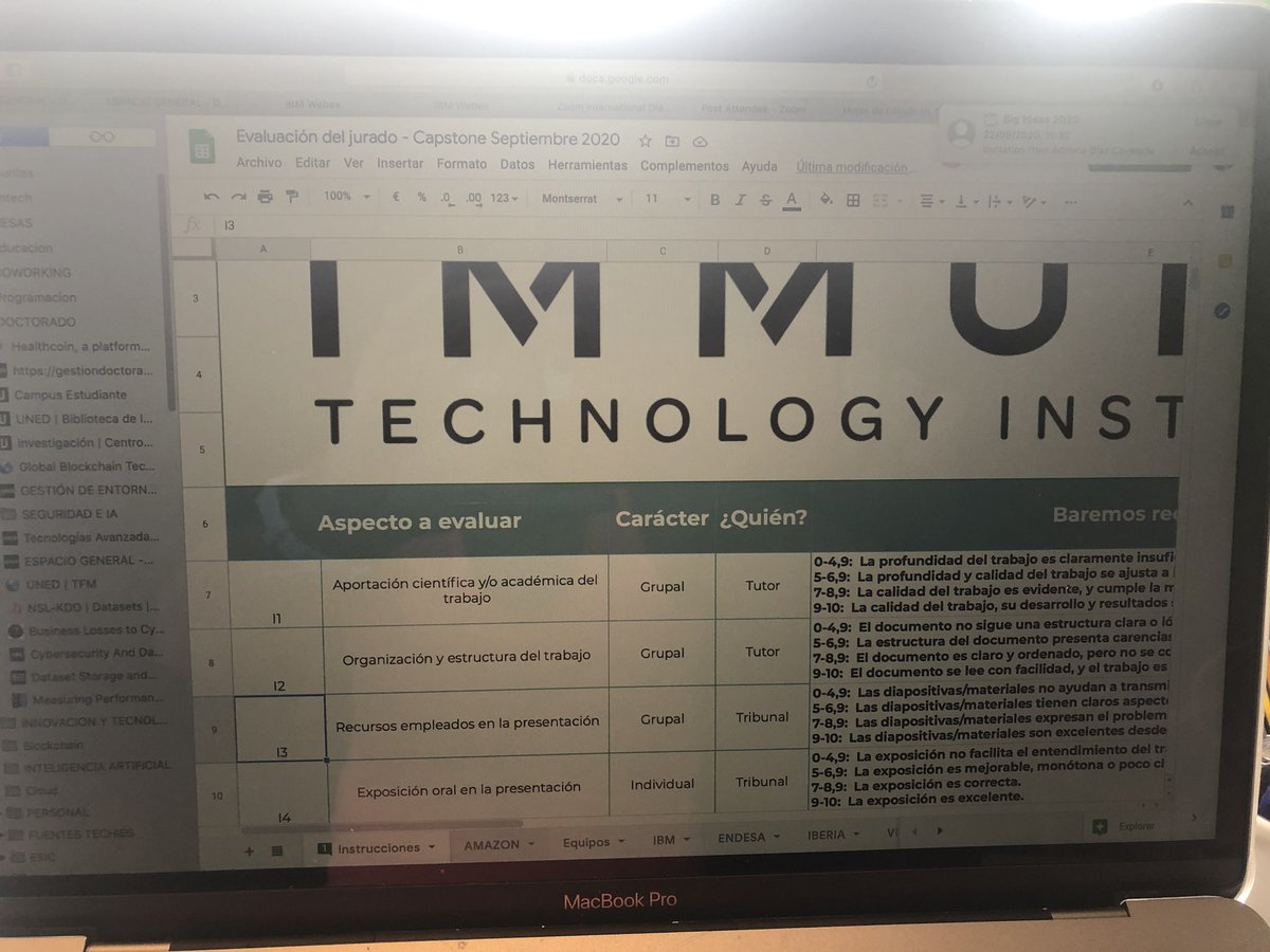 mvillasolmeda's tweet photo. Hoy clausurando el Master de datascience en @immuneinstitute con las presentaciones al jurado de @Endesa @Iberia @viewnext @IBM_ES y @awscloud_es. Estupendas presentaciones! https://t.co/rq48ETE76s