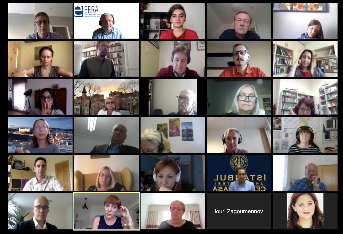 Greatly enjoyed reconnecting with the @ECER_EERA Council today to reflect on 2020 and plan for ECER 2021. Thanks to the 42 dedicated and enthusiastic Council members, EERA Executive, and EERA Office for their commitment to the Association and Educational Research.