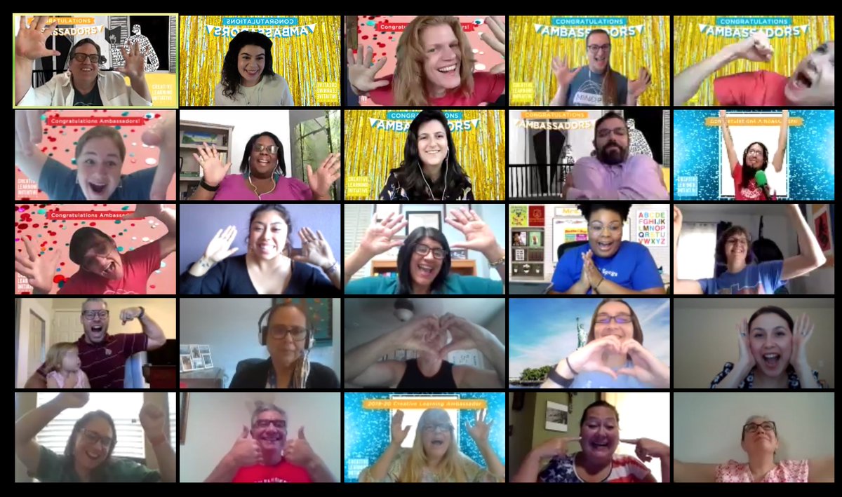 CLI_AISD's tweet photo. The statue prompt was: how your students feel when they experience CLI or Creative Teaching. 🥰 #BecauseOfArtsEd
To Ambassadors past and present, this year of all years, thank you for enacting #CreativeLearningWorks! Our students are so lucky to have you! #WeAreAISD #SomosAISD https://t.co/q4aUInBe5Q