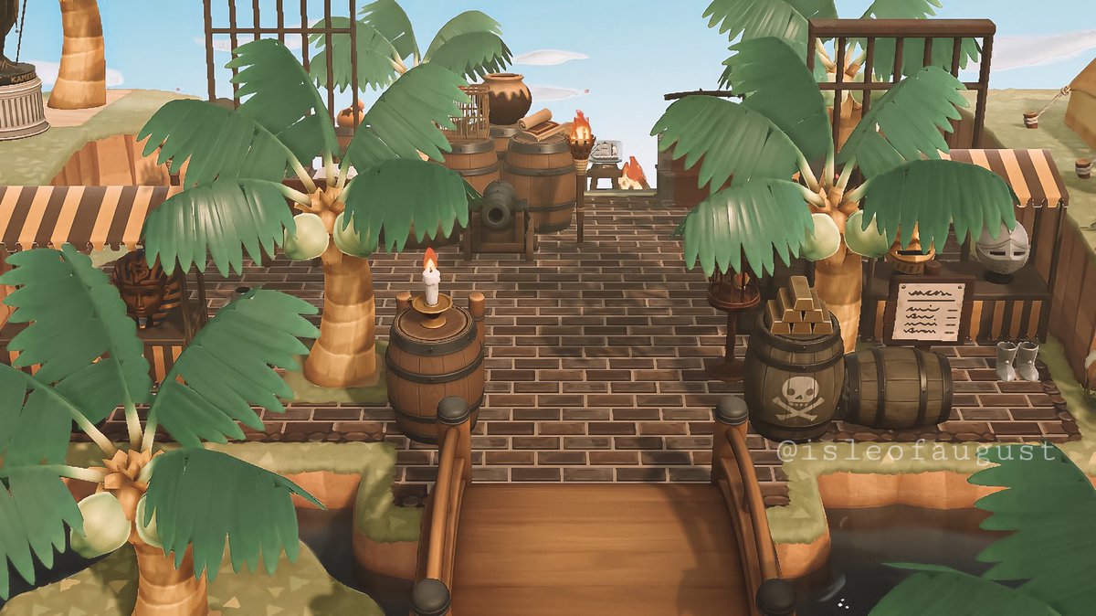 isleofaugust's tweet photo. Redd recently met Gulivarrr and suddenly decided art forgeries weren’t going to be the only stock he carries on board anymore! Welcome to the port on Isle of August! 🗺 https://t.co/fWE7V2a5Pz
