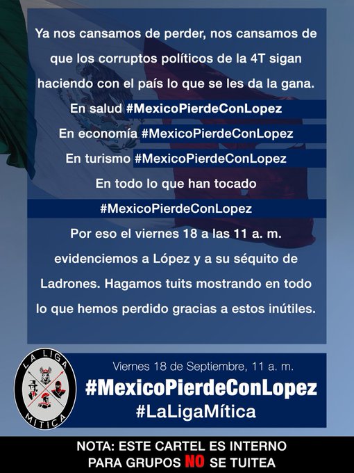 #EstoTieneQueParar #LopezAmaALosNarcos