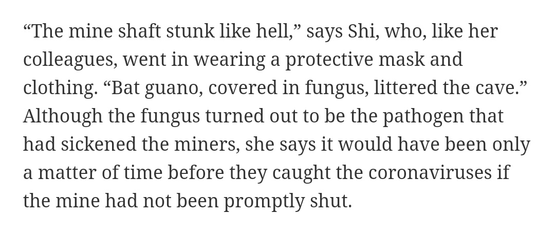 The goal? Likely to assess human emergence risk from the Mojiang Yunnan cave. 6 miners were infected; 2 died.Shi lied, claiming fungal infection: https://www.scientificamerican.com/article/how-chinas-bat-woman-hunted-down-viruses-from-sars-to-the-new-coronavirus1/But a translated thesis proves it was a bat CoV: https://www.independentsciencenews.org/commentaries/a-proposed-origin-for-sars-cov-2-and-the-covid-19-pandemic/