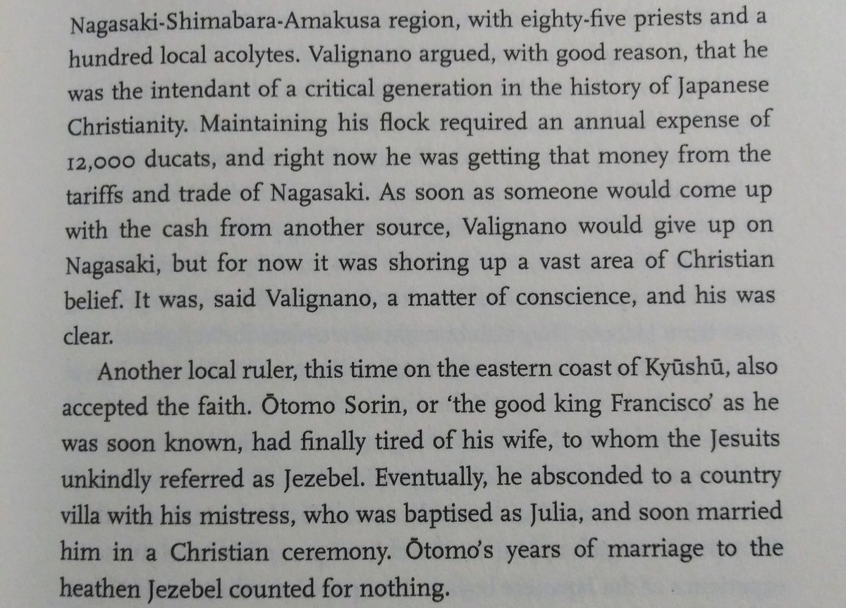 The Donation of Nagasaki, along with the Jesuit "disobedience" about it's control...