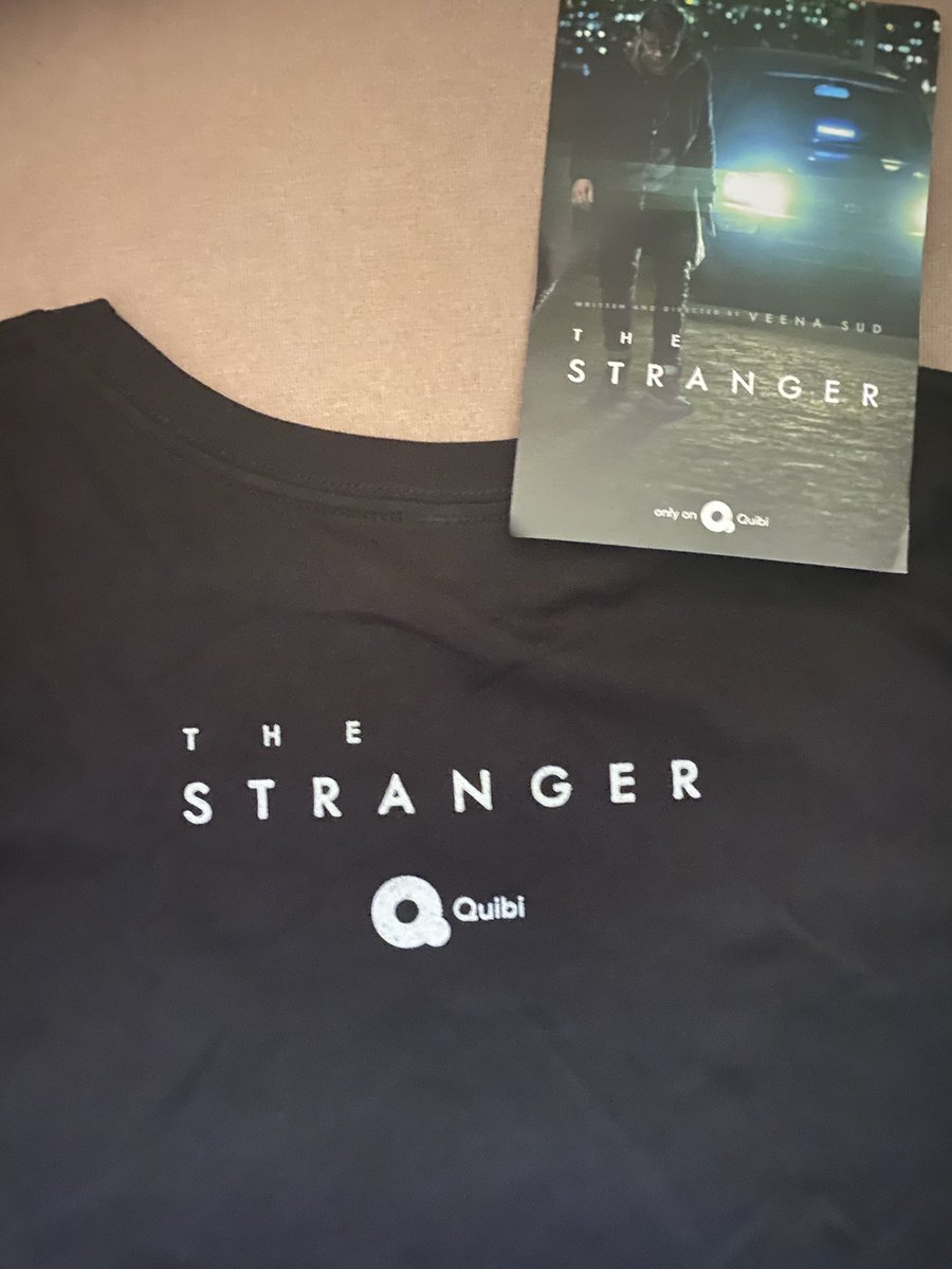 blamemymigraine's tweet photo. Thanks for the T-shirt and free year of Quibi! @Quibi @gofobo #TheStrangerQuibi https://t.co/OjonhXv1hl