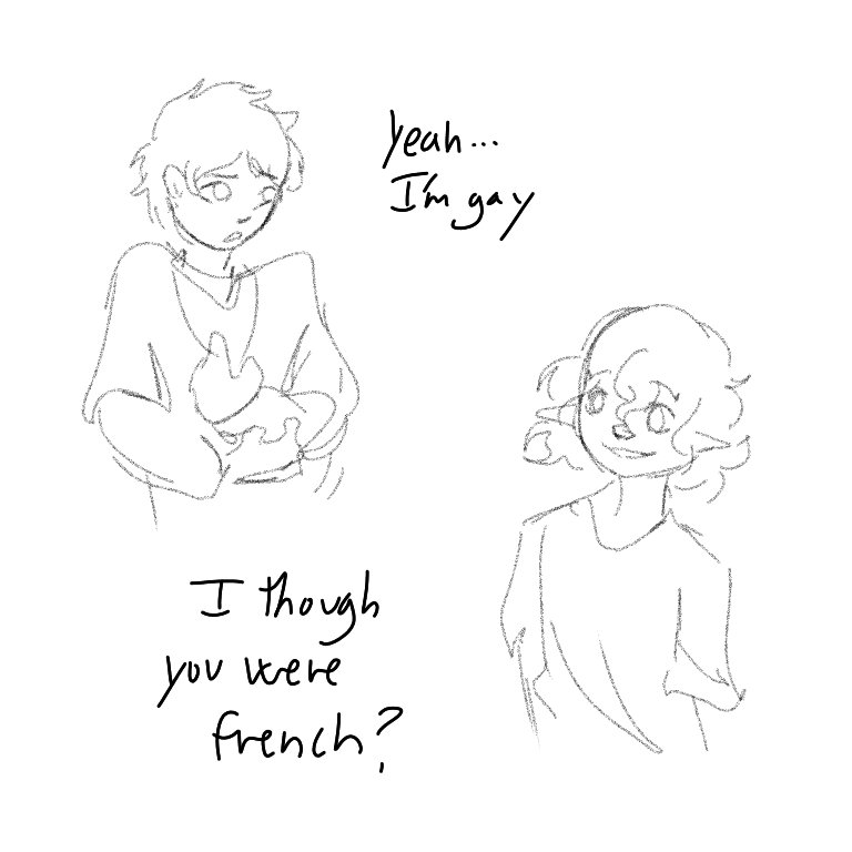 Head canon that violet speaks french for jules because yes I ojxxj9