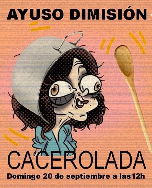HausOfYeyo's tweet photo. Que lo de Núñez de Balboa se quede corto.
Cacerolada para pedir la dimisión inmediata de .@IdiazAyuso 
Domingo 20 de Septiembre.
12.00 horas.
Puerta del Sol.
#AyusoDimision #AyusoConfinateTuPrimero 
#AyusoVeteYa https://t.co/ftXjUBwR9e