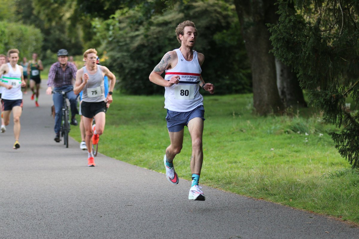 johnny_lam's tweet photo. A few shots of @sandomenico_rc 's Dan and Luke at tonight's Cardiff Sunset 5K Pilot Road Event, well done both! https://t.co/l5OuHxz5b4