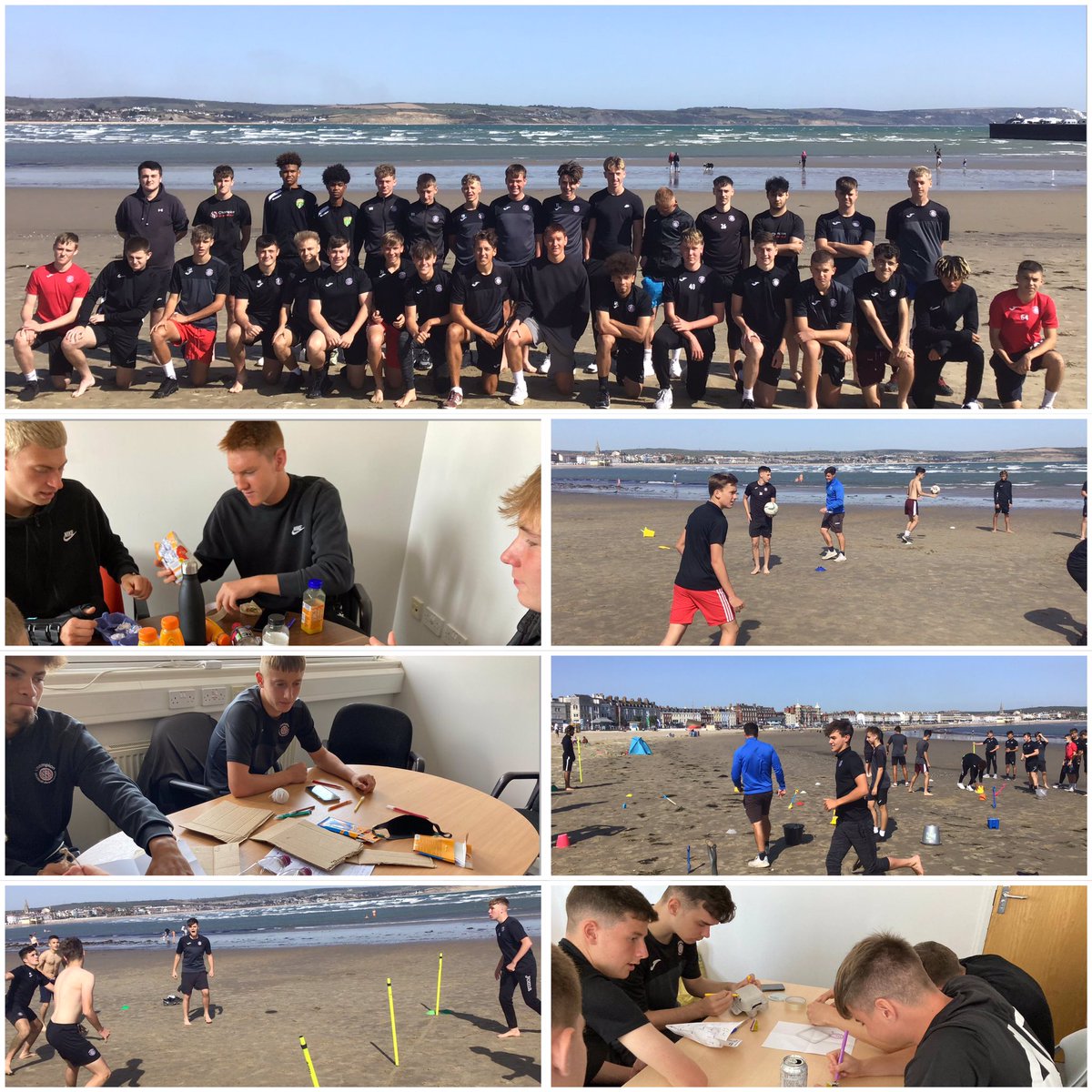 ChampionGoup's tweet image. busy Induction week for our u17-19s, course info, training, game &amp;amp; team building events on the agenda in an action packed 1st week
Next week our teaching program begins along with Tactic League fixtures &amp;amp; an FA Youth Cup game to keep our players busy. #Fulltime #footballprogram