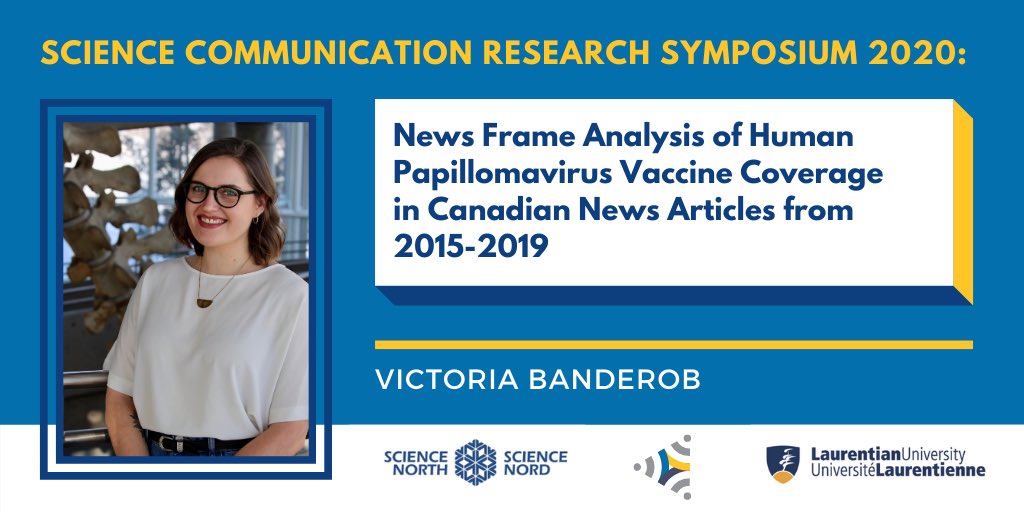 LUSciComm's tweet photo. Analyzing Canadian newspaper articles from 2015-2020, @Tori_Banderob described coverage of the HPV vaccine. 

Her findings provide insight for future work on how news framing impacts public opinion on vaccine safety and efficacy, ultimately influencing buy-in and behaviour change https://t.co/RNqSuCcR0U