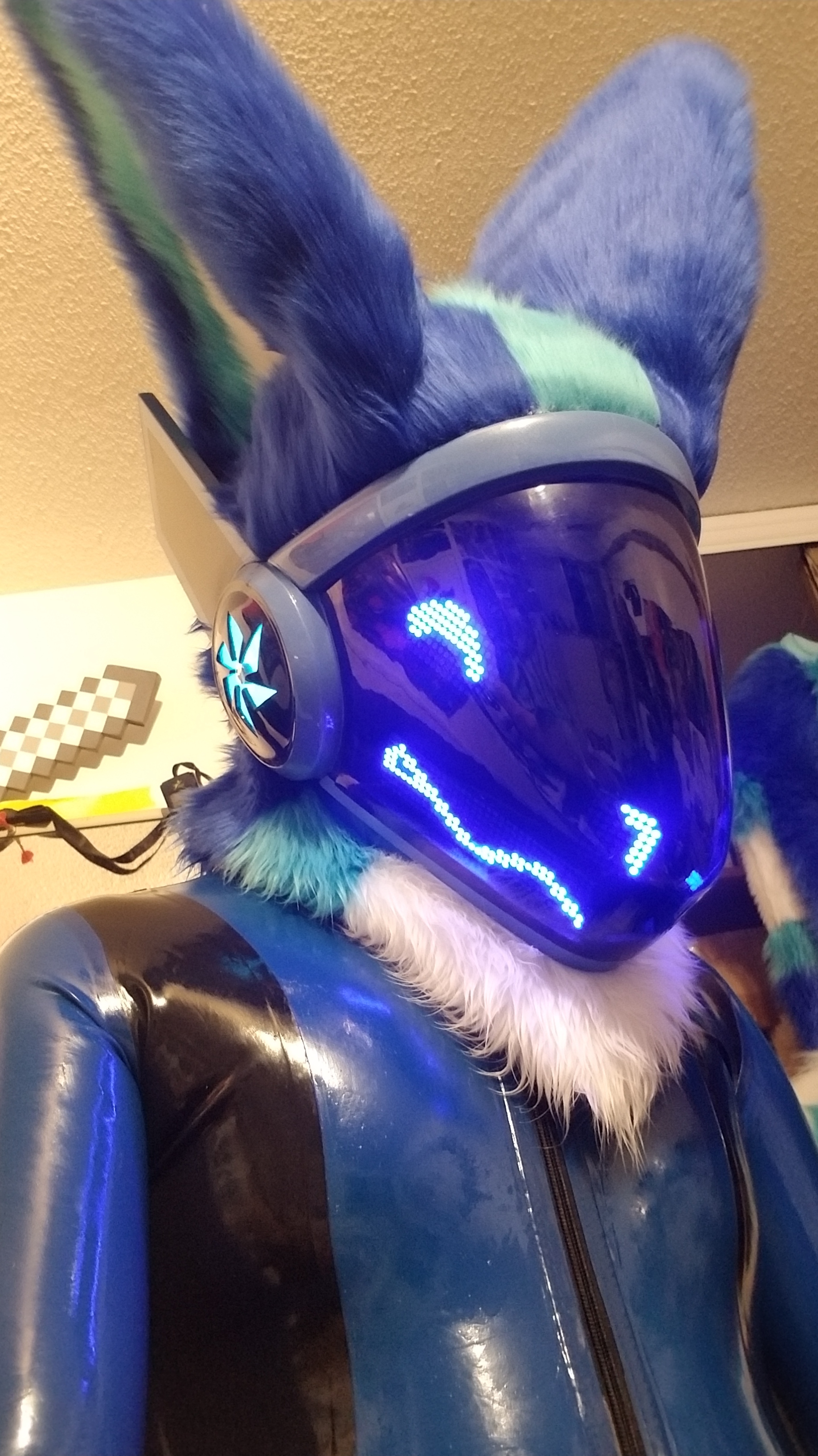 Beep Boop Beep - New Body Suit for this Protogen Girl!