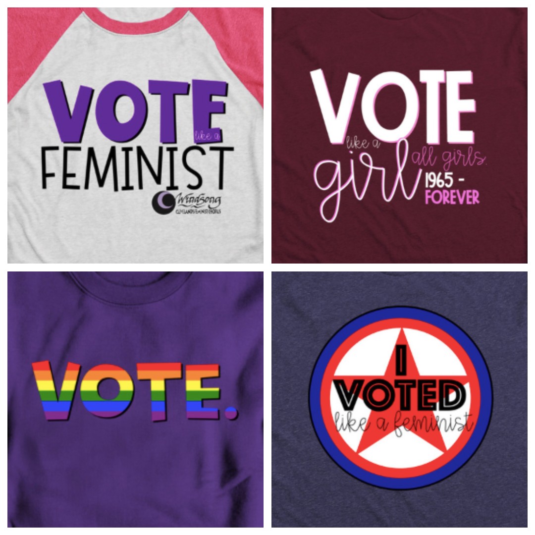 WindsongCle's tweet photo. As we approach November 3 remember to vote and make your voice heard. Windsong is offering these fantastic shirt designs for you to wear with Pride.
Lots of style and color options available so there’s something for everyone to love.  
Get yours today! https://t.co/YAHYkpIGde https://t.co/38002y2Lmx
