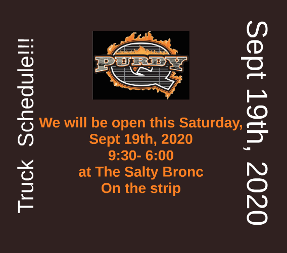 PurdyQBBQ's tweet photo. Open tomorrow from 9:30-6:00 for tailgating at the Salty Bronc. https://t.co/6tpwaEtrhX