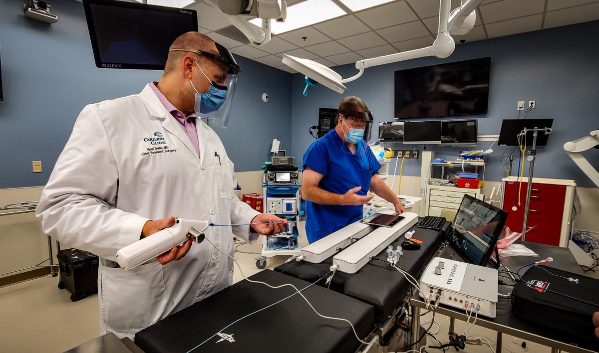 CarilionClinic's tweet photo. .@CarilionSim continues to provide safe, high quality clinical training even with #COVID19 restrictions. Thank you for all of your hard work and for all that you do to help provide training that makes a difference for patients. #SimulationInHealthcareWeek https://t.co/2WW2dLLVKs