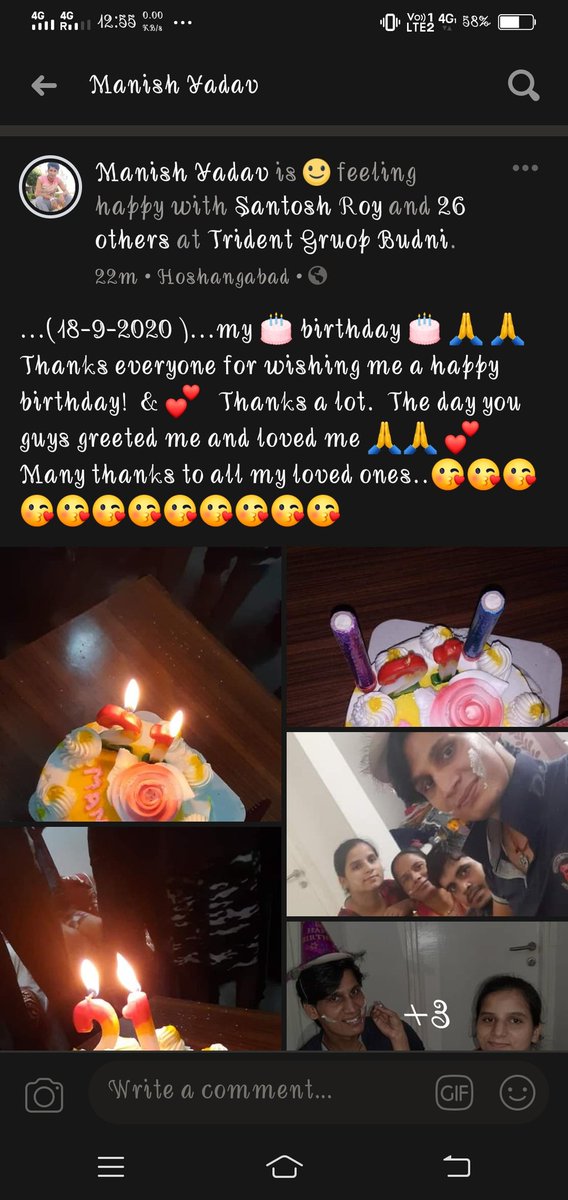 RealManish1999's tweet photo. ...( 18-9-2020 )...my 🎂 birthday 🎂🙏🙏 thanks everyone for wishing me a happy birthday !&amp; thanks a lot. The day you guys greeted me &amp; 💕 loved me 🙏🙏 💕 mayny thanks to all my loved ones...😘😘😘😘😘😘😘😘😘😘 https://t.co/8XCt8qb7SZ