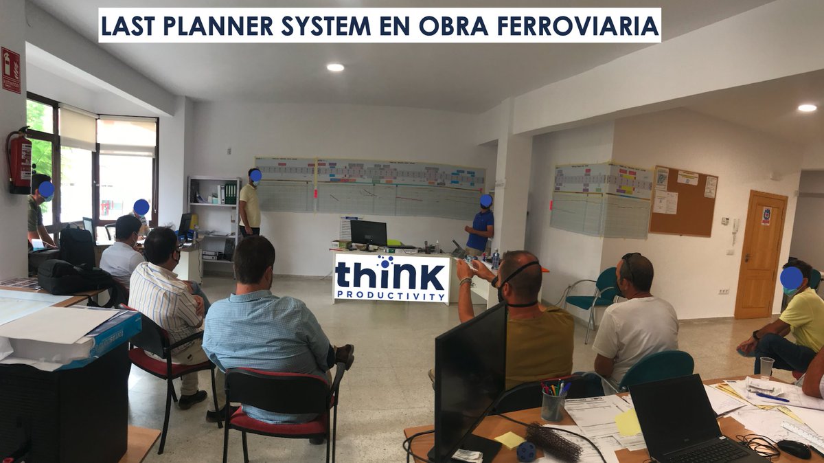 Ayer realizamos la Reunión Semanal de un proyecto… ¡de obra civil! En concreto de un proyecto de infraestructuras ferroviarias en el que estamos implantando #Leanconstruction #Lastplanner.