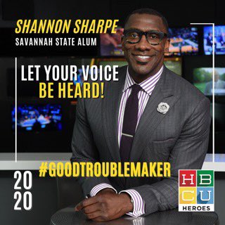 Y'all better not let Nat'l #BlackVoterDay go by w/out making #goodtrouble. I'm partnering w/ @HBCUheroes & my alma mater @SavannahState to make sure we're all registered to #VOTE to hit the polls. Register now! https://t.co/U6DMK31rOs @morethanavote @WhenWeAllVote @Participant https://t.co/d8HyvxnVtL