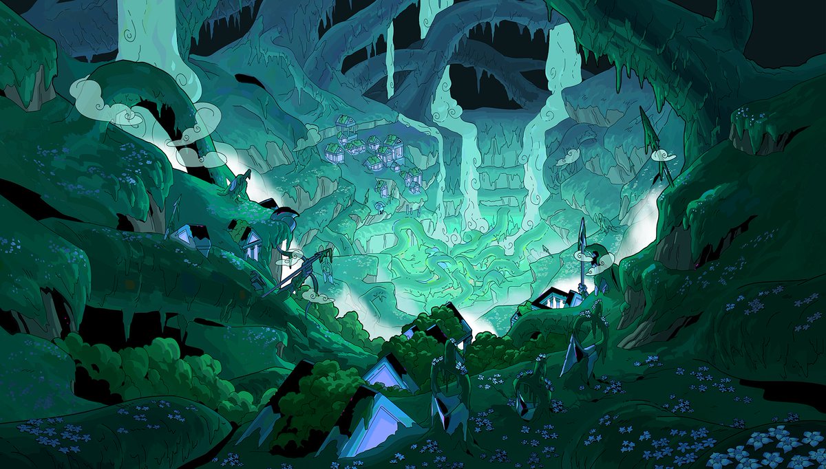 _joannetran's tweet image. some of my bigger artwork for the main locations from #hades 😊 #HadesGame
