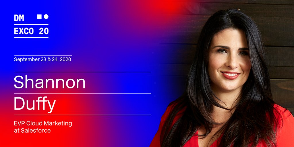MarketingCloud's tweet photo. Discover "The Trailblazer’s Guide to Get More From Digital" with @sullytoduffy, live at #DMEXCO20.

Watch from anywhere! 📲💻

Get your tickets here: https://t.co/tcS1J2YuK2 https://t.co/T71sag0eWh