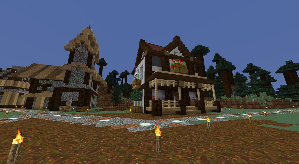 hlovelga's tweet image. Спасибо всем, кто был! Сегодня покрыли крышей домик, построенный в прошлый раз, украсили фасад немножко. 

Поймали ряд "багосов" майна, которые "фича"... и поэтому, видно, не исправляются годами, что немного печалит.

#minecraft #Майнкрафт #subserver #стрим #Twitch #Твич #Stream