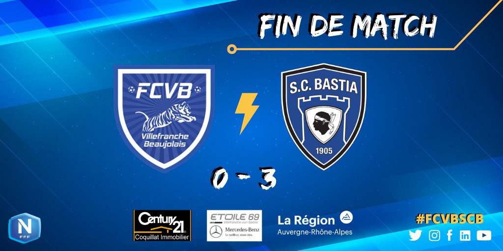 FCVB_officiel's tweet photo. 🔵⚪️ défaite ce soir pour les Caladois 0-3 
Mais on se donne rendez vous pour Le prochain match à domicile le 2 octobre 🆚 Le Mans Fc
Mais avant ça, le 28 septembre 🆚  @usbco_officiel ✈️
#NationalFFF #TeamFCVB #FCVBSCB https://t.co/0Hss19dfQT