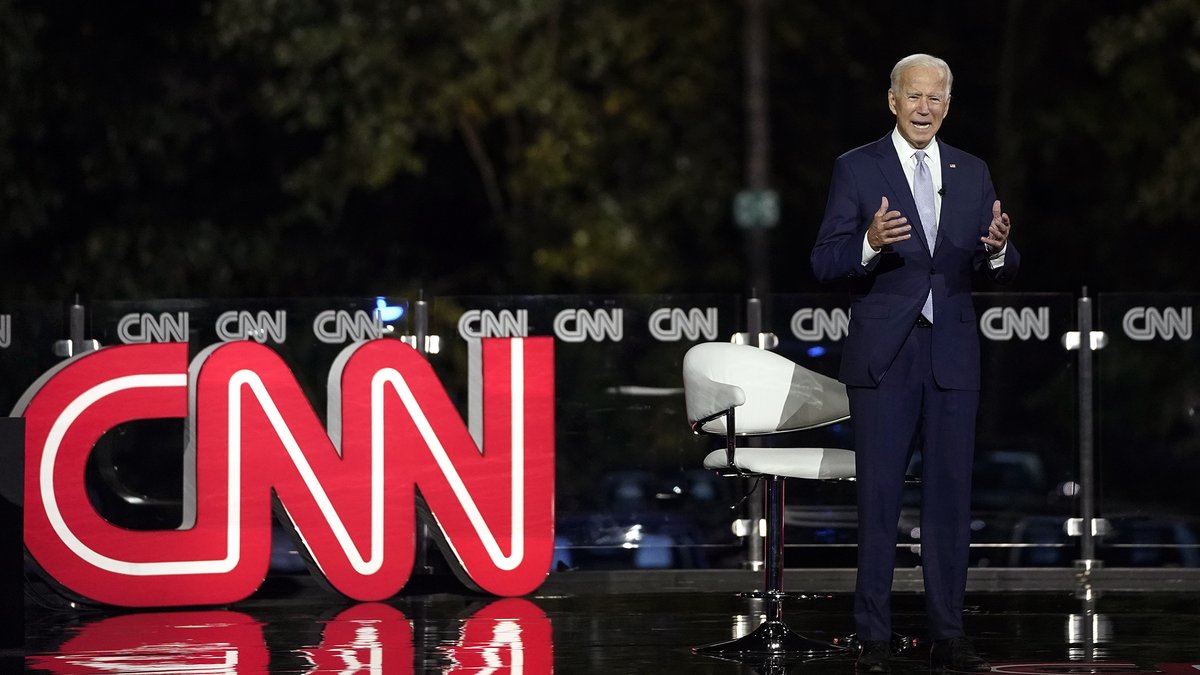 TheOnion's tweet photo. Fox News Slams CNN For Providing Biden Each Question Seconds Before He Answered It https://t.co/H3xF2rSfUH https://t.co/Vl9ZwnIVX7
