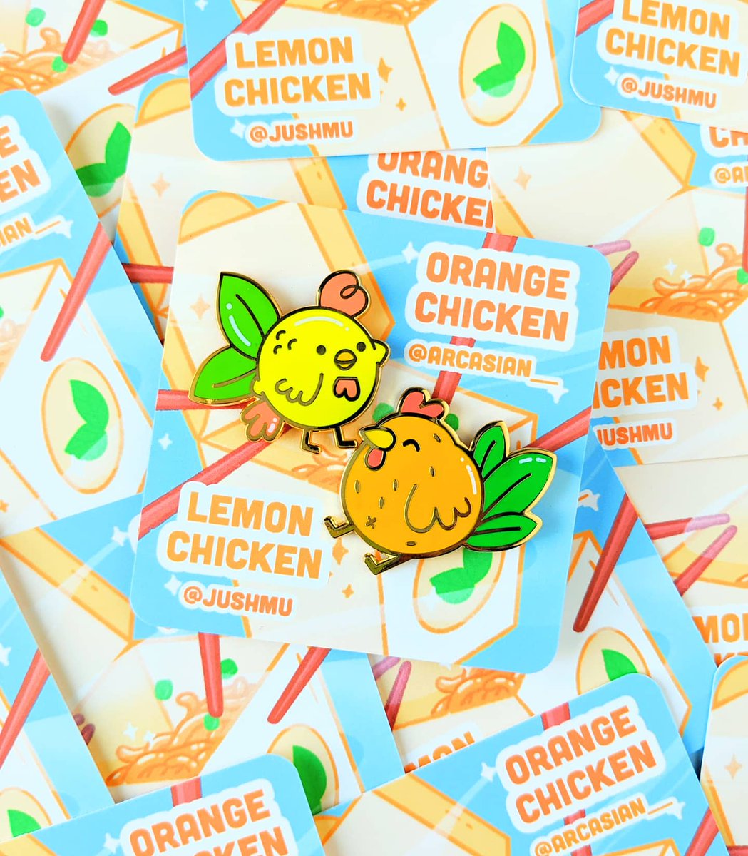 ? ORDER UP! One Flock of a Wok hot and ready! ?

Introducing takeout's dynamic duo, Lemon and Orange Chicken! A collab with the amazing @jushmu!

Pick up a delactable duo over in either of our shops! https://t.co/XMZtAPDzbN 