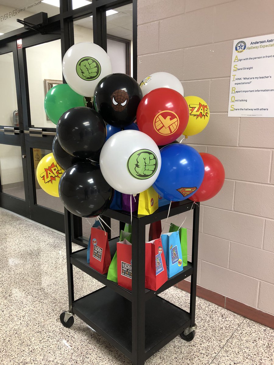 Thank you to the C.A.R.E.S Team. You all made this week back so welcoming! I had to get my fav, Wonder Woman. <a href="/Anderson_AISD/">Anderson Academy</a> #AldineAnywhere #powerofteamone