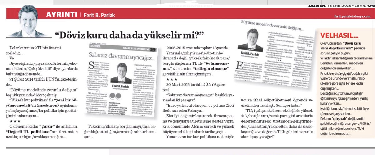 feritparlak's tweet photo. Döviz fiyatı
🔻
Denizleri/arazileri/ormanları/madenleri değerlendiremiyorken
🔻
Desteği/ilacı//tohumu/lojistiği/eğitimi suyu/güneşi/madeni 
yanlış kullanıyorken
🔻
Refahın “çalışarak” değil,
“rantla” gelebileceğini öğreten
çevre/kültür/eğitim ile yoğruluyorken
🔻
düşer mi❓ https://t.co/oLMULfKjU6