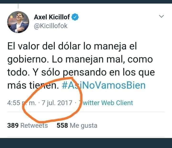 bigpotry's tweet photo. Genio @Kicillofok algo similar a lo que pasa ahora 🤦🤔 https://t.co/4eICwLVfiB