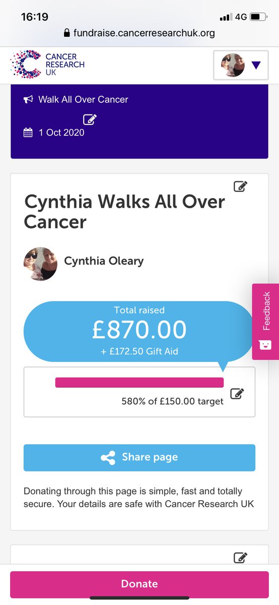 coleary39's tweet photo. Thankyou.Thankyou.Thankyou to everyone who has sponsored me so far #overwhelmed #cancersucks #weneedtofindacure #sisters #Ripjan 💔 https://t.co/nNZr70wM0l