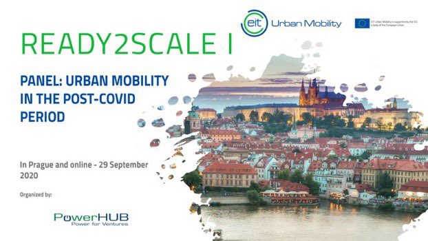PowerHUBcz's tweet photo. In a panel organized by the @EITUrbanMob, with Traian Urban, Head of EIT Urban Mobility Hub East, we will discover about the challenges for urban mobility in the post-covid period.
#urbanmobility #scaleuphub #startups #InnoWeekCZ2020
Prague 29/9/2020
https://t.co/S5EL813xgo https://t.co/MzeDImrruS