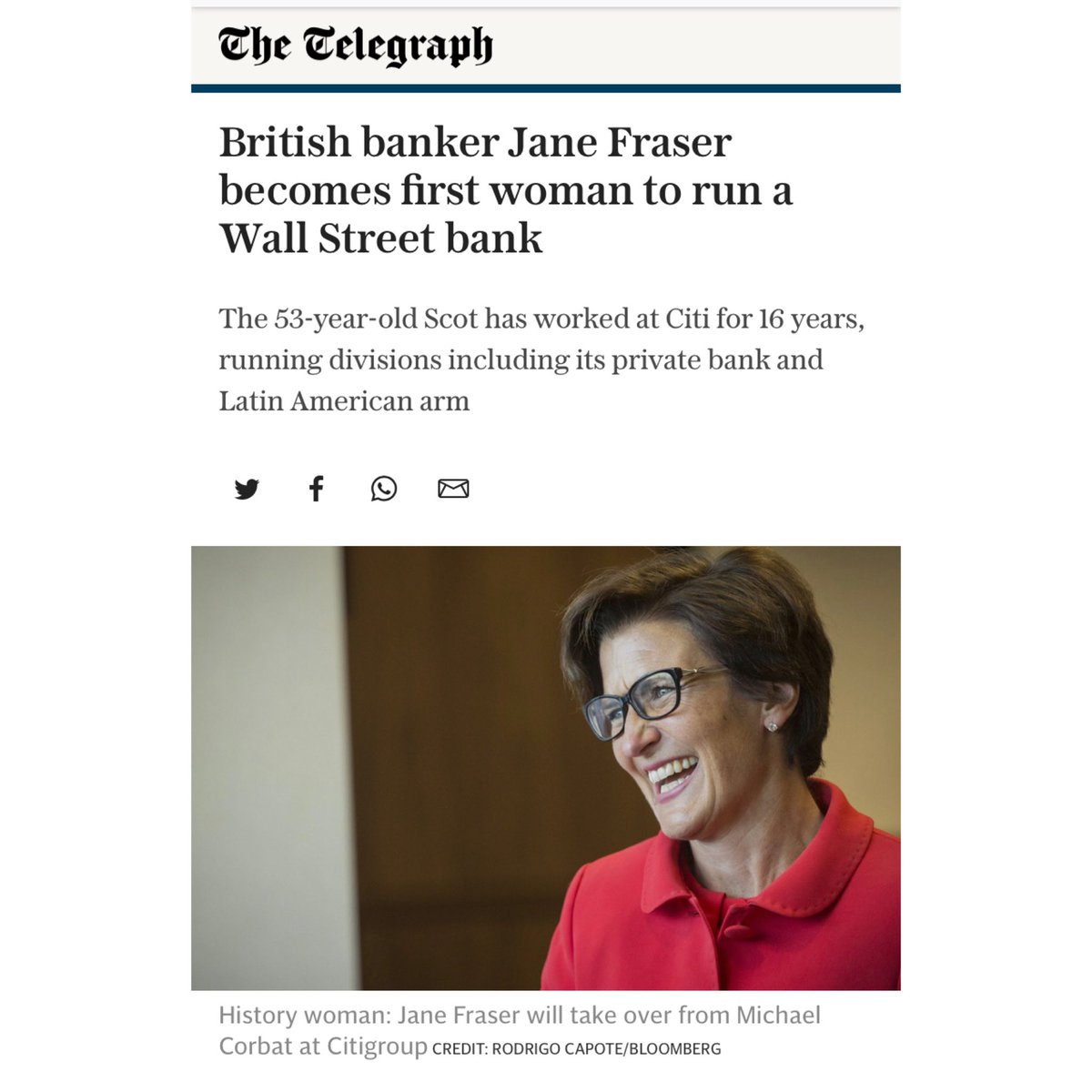 Well done @JaneFraser_CEO - you are an inspiration !
