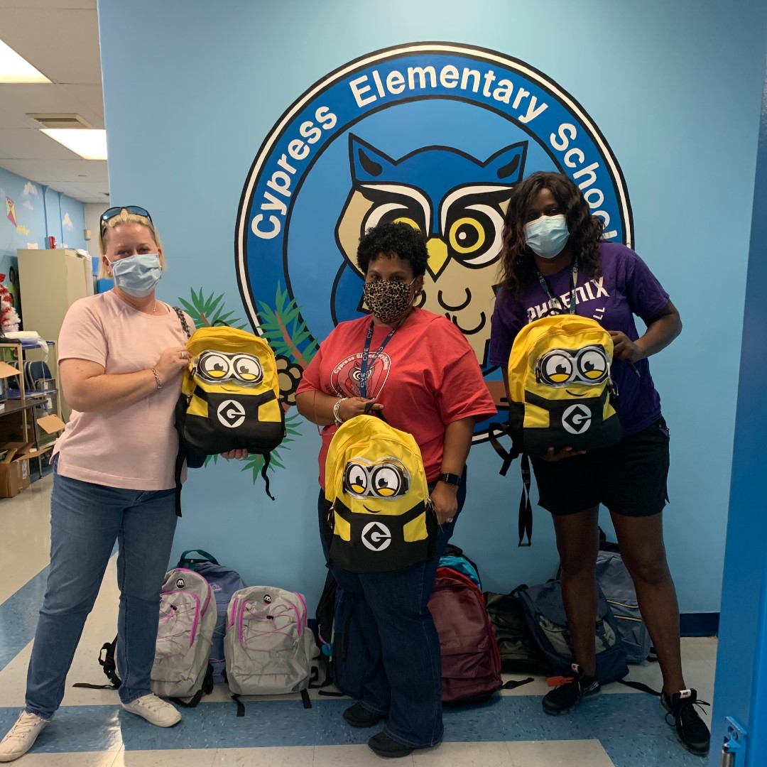 christchurchfl's tweet image. So glad to support our friends at Cypress Elementary with more backpacks from The Backpack Project. Love all you do to help students, families, teachers and staff have a successful, healthy year. @browardschools #TheBackpackProject #CypressElementary @mypompanobeach