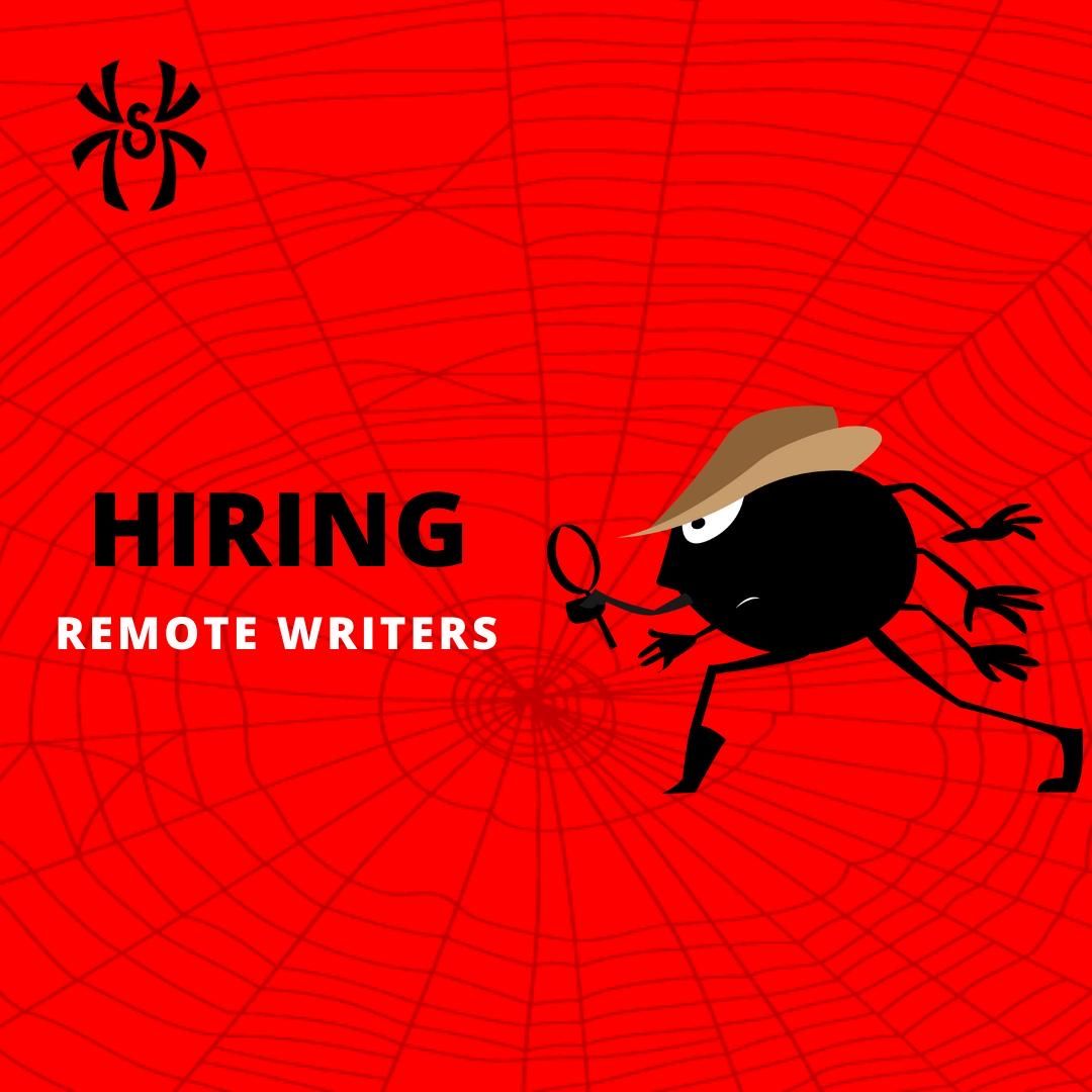 SpiderContent1's tweet photo. Hiring remote full-time and part-time writers. 

To apply, use ‘Join Our Team’ form on our website. 
.
.

#writerswanted #spidercontentopportunities #spidercontentcommunity https://t.co/HMvUiCpbQp