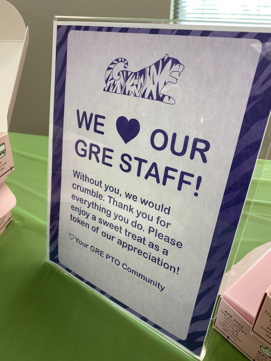 greDCSD's tweet photo. We have the best PTO! Thank you for the Crumbl Cookies🍪 GREat way to end our week! https://t.co/oHDfS1wbVV
