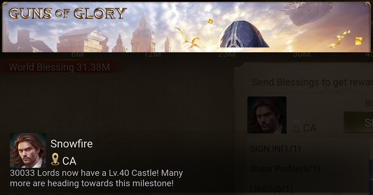 SpitfireCoyote's tweet photo. [Hot!] Celebrate the 3rd Anniversary with Guns of Glory! https://t.co/AoSQVA4MWW https://t.co/APyRD9gXFN