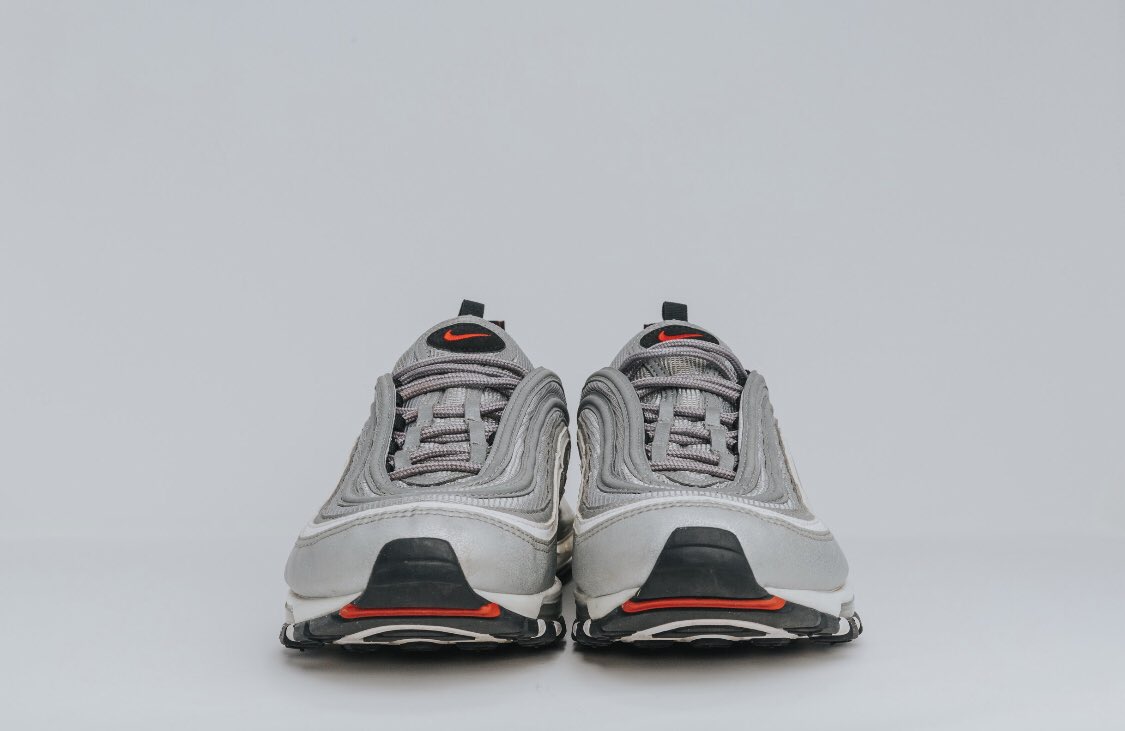 LeagueAboveOKC's tweet photo. Now available in store, the Nike Air Max 97 OG 'Metallic Silver' https://t.co/b3TLryo6ka