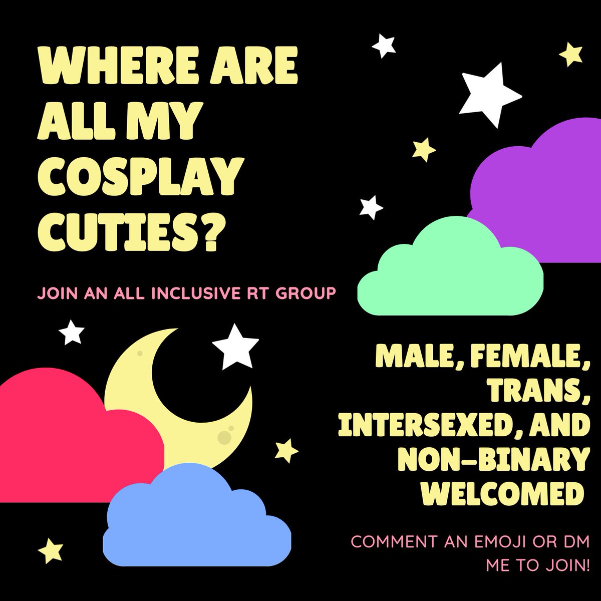 I've been lucky enough have a great following and I would like to extend the invitation to my fellow models increase your interactions, retweets, likes, and Link clicks. Comment an emoji or send me a DM join or get more details.