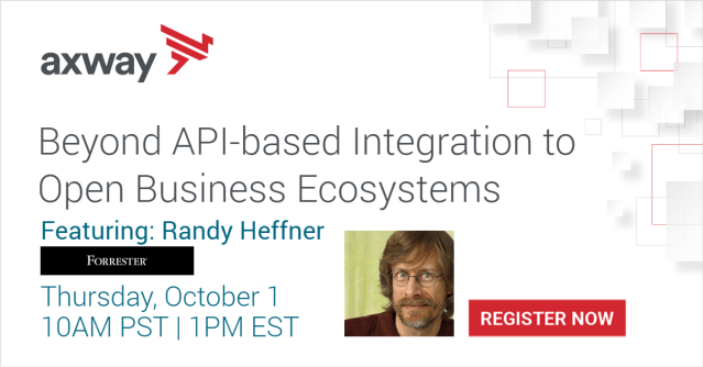 mmmorganax's tweet photo. Join @Axway's virtual event on Oct. 1. Guest speaker Randy Heffner @BizTech21 from Forrester Research, Inc. will describe how to think about, plan for, and enable full value from your #APIstrategy and platform. https://t.co/LTAM6tSlnp https://t.co/mmI3itz4pl