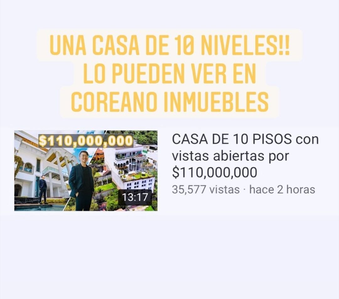 Coreano_vlogs's tweet photo. https://t.co/yaJ9wfULwi  amigos ya vieron el nuevo video 
Sorprendente   la casa 😲 https://t.co/CVKMphY7Wx
