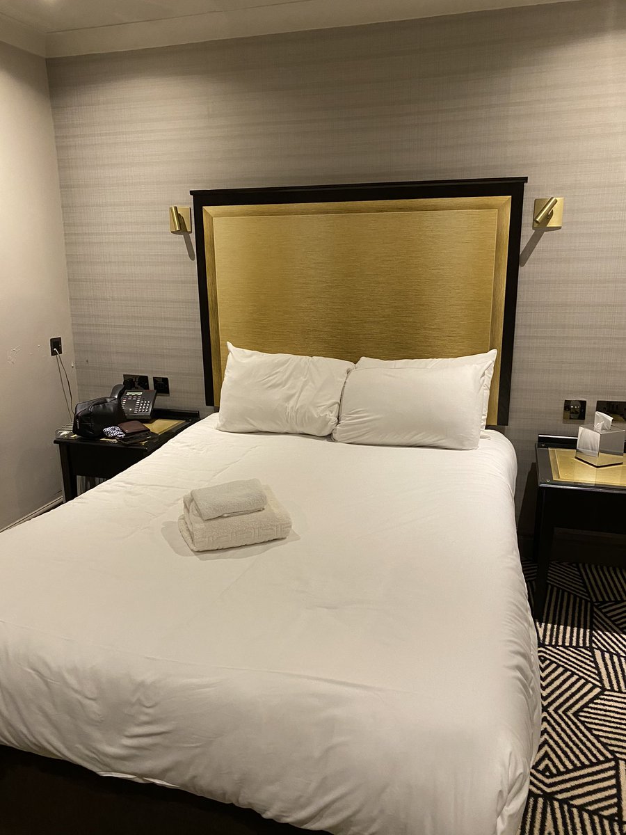 MissEjChadwick's tweet photo. @HotelsMercure this is what you get when you pay £300 for a superior double compared with the photos from @bookingcom is awful. The room is not clean dirty remote control, blood on towels  and bed side tables with dirty on them. #unimpressed #hotel #holiday https://t.co/KR58ydlXJw