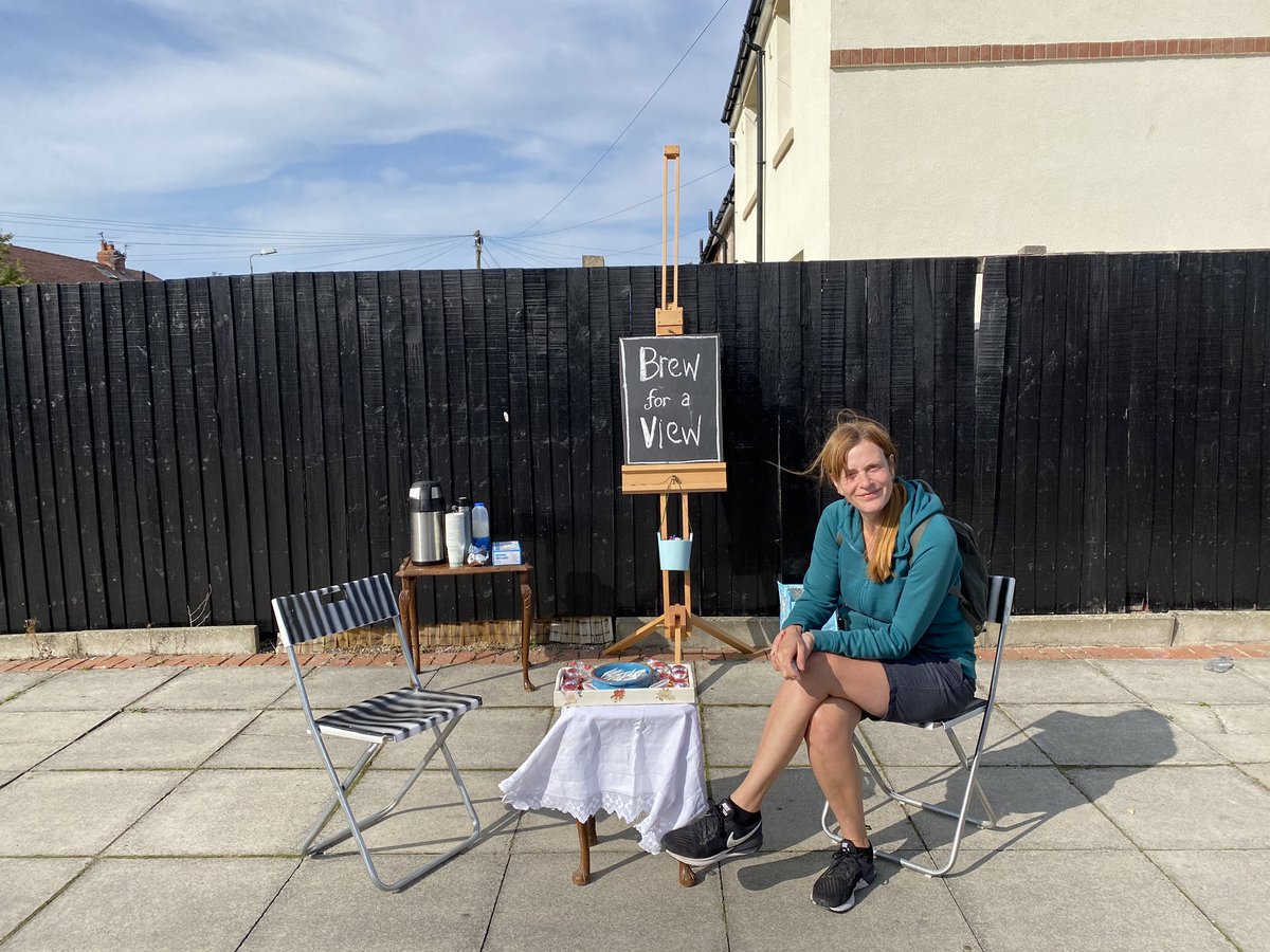 Today has been a day for exploring arts in the community in Flakefleet, Fleetwood. Getting to know the people, exploring the place and growing ideas with artist in residence Gill. <a href="/leftcoastuk/">LeftCoast</a> #creativecommunities