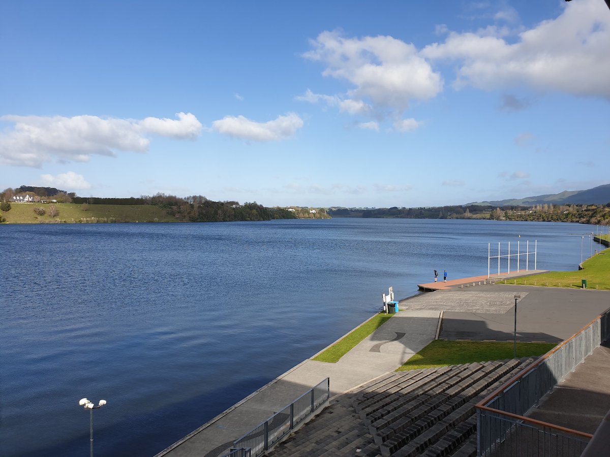 Rawe day doing the mahi tahi with 40 kaiako from Ngā Kura-a-Iwi at beautiful Karapiro with <a href="/maurieabraham/">Maurie Abraham</a> #connectedlearning #whakahono #NKIA