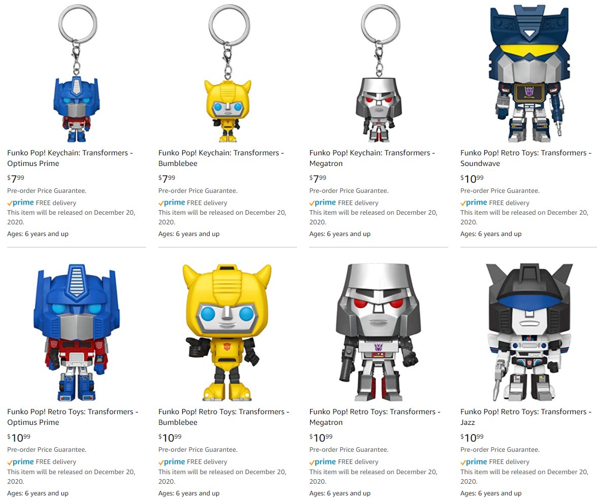 funko pop transformers g1